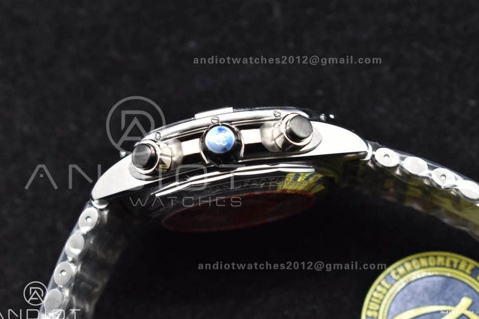 B01 Edition 1:1 BLSF 44mm Bracelet Black A SS on Sustainable Chronomat Dial 586 Best SS 0410